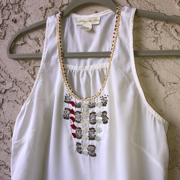 𝙂𝙮𝙥𝙨𝙮 𝙎𝙩𝙮𝙡𝙚 𝘽𝙚𝙖𝙙𝙚𝙙 𝙏𝙖𝙣𝙠 - Picture 2 of 6